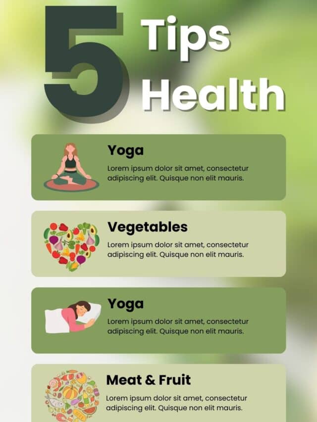 5 Health Tips